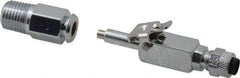 Parker - 1/4" OD, Double End Shutoff Pipe - 150 Max Working psi, 0 to 150°F, - Benchmark Tooling