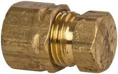 Parker - 1/4" OD, Brass Plug - 1,400 Max Working psi, -65 to 250°F, - Benchmark Tooling