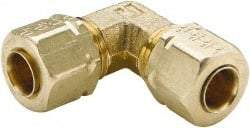 Parker - 1" OD, Brass Union Elbow - 350 Max Working psi, -65 to 250°F, Comp x Comp Ends - Benchmark Tooling