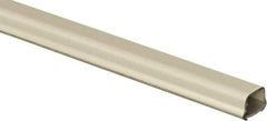 Hubbell Wiring Device-Kellems - 3m Long x 0.53 Inch Deep x 0.76 Inch Wide, Metal Raceway - Continuous Cover, 1 Channel, Ivory, Painted - Benchmark Tooling