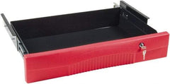 Rubbermaid - 25" Long x 4-5/8" High, Cart Drawer - Use with FG452088, FG454600, FG454610 - Benchmark Tooling