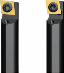 Seco - 5.5mm Min Bore Diam, 60mm OAL, 5mm Shank Diam, A-SCFD Indexable Boring Bar - 9.7mm Max Bore Depth, CDCB 04T0.. Insert, Screw Holding Method - Benchmark Tooling