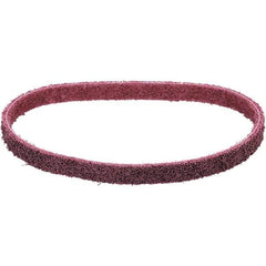 Dynabrade - 1/4" Wide x 18" OAL, Aluminum Oxide Abrasive Belt - Aluminum Oxide, Medium, Nonwoven, Cloth Backing, Wet/Dry - Benchmark Tooling