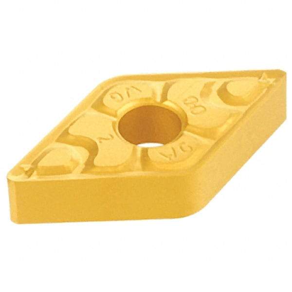 Iscar - DNMG432 WG Grade IC9150 Carbide Turning Insert - TiCN/Al2O3/TiN Finish, 55° Diamond, 1/2" Inscr Circle, 3/16" Thick, 1/32" Corner Radius - Benchmark Tooling