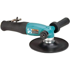 Dynabrade - 7" Max Disc, 8,500 RPM, Pneumatic Handheld Disc Sander - 40 CFM, 3/8" Inlet, 1.3 hp, 90 psi - Benchmark Tooling