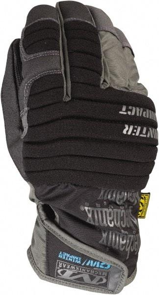 Mechanix Wear - Size S (8) Nylon Cold Protection Work Gloves - Uncoated, Hook & Loop Cuff, Black, Paired - Benchmark Tooling