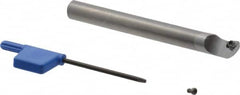 Iscar - 8.8mm Min Bore Diam, 75.7mm OAL, 8mm Shank Diam, MG-SWUC Indexable Boring Bar - WCGT 0201.. Insert - Benchmark Tooling