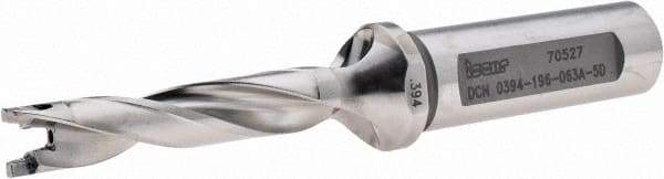 Iscar - 0.394" to 0.409" Diam, 5xD, 1.96" Max Depth, 5/8" Shank Diam, 4-1/2" OAL, Replaceable-Tip Drill - FCP, ICK, ICK-2M, ICM, ICP, iCP-2M Insert, 63105472 Toolholder, Series SumoCham - Benchmark Tooling