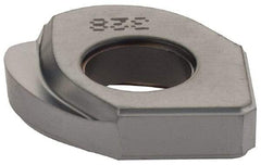 Iscar - HBRD.75 QF Grade IC328 Carbide Milling Insert - TiCN Finish, 0.183" Thick, 3/8" Corner Radius - Benchmark Tooling