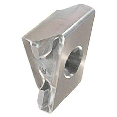 Iscar - LNMT1506 HT Grade DT7150 Carbide Milling Insert - Al2O3/TiAlN Finish, 0.5484" Thick, 0.8mm Corner Radius - Benchmark Tooling