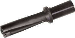 Kyocera - 3.54" Max Drill Depth, 3xD, 30mm Diam, Indexable Insert Drill - 2 Inserts, 1" Shank Diam, Whistle Notch Shank - Benchmark Tooling