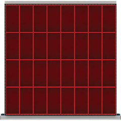 LISTA - 32-Compartment Drawer Divider Layout for 3.15" High Drawers - Benchmark Tooling