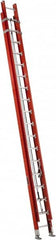 Louisville - 40' High, Type IA Rating, Fiberglass Industrial Extension Ladder - 300 Lb Capacity, 37' Working Length - Benchmark Tooling