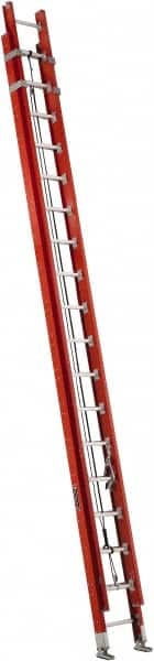 Louisville - 36' High, Type IA Rating, Fiberglass Industrial Extension Ladder - Benchmark Tooling