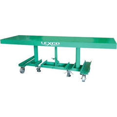 Wesco Industrial Products - 2,000 Lb Capacity Manual Hydraulic Post Lift Table - 30" to 48" Lift Height, 60" Platform Length x 30" Platform Width - Benchmark Tooling