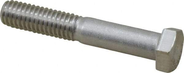 Value Collection - 3/8-16 UNC, 2-1/4" Length Under Head Hex Head Cap Screw - Partially Threaded, Grade 316 Stainless Steel, Uncoated, 9/16" Hex - Benchmark Tooling