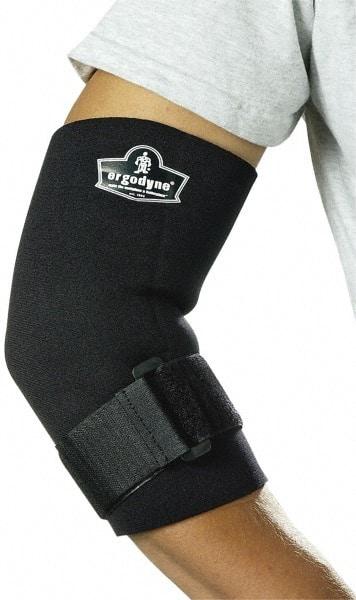 Ergodyne - Size 2XL Neoprene Elbow Sleeve - 13 to 16 Inch, Adjustable Strap, Black - Benchmark Tooling