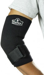 Ergodyne - Size XL Neoprene Elbow Sleeve - 12 to 13 Inch, Adjustable Strap, Black - Benchmark Tooling