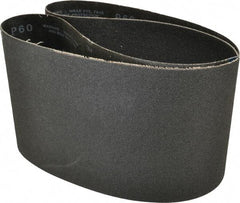 Made in USA - 6" Wide x 48" OAL, 60 Grit, Silicon Carbide Abrasive Belt - Silicon Carbide, Medium, Coated, X/Y Weighted Cloth Backing, Wet/Dry, Series S181 - Benchmark Tooling