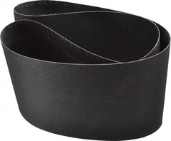 Made in USA - 6" Wide x 48" OAL, 120 Grit, Silicon Carbide Abrasive Belt - Silicon Carbide, Fine, Coated, X/Y Weighted Cloth Backing, Wet/Dry, Series S181 - Benchmark Tooling