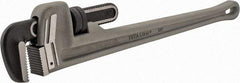 Proto - 24" Aluminum Straight Pipe Wrench - 6" Pipe Capacity - Benchmark Tooling