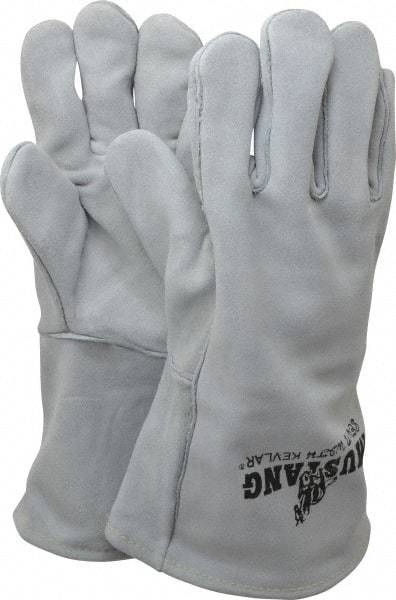 MCR Safety - Size XL Cowhide Welding Glove - 13" OAL, Gauntlet Cuff - Benchmark Tooling
