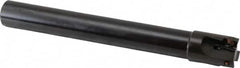 Kennametal - 7/8" Cut Diam, 0.396" Max Depth of Cut, 3/4" Shank Diam, 6.7" OAL, Indexable Square Shoulder End Mill - EC10.., EP10.. Inserts, Cylindrical Shank, 0° Lead Angle, Through Coolant - Benchmark Tooling
