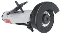 3M - 3" Wheel Diam, 25,000 RPM, Pneumatic Cutoff & Cutoff-Grinder Tool - Straight Handle, 1/4 NPT Inlet - Benchmark Tooling