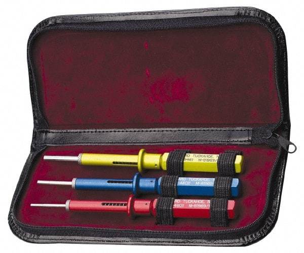 Jonard Tools - Pin Extraction Tool Set - For Use with Contact Size 12, Contact Size 16, Contact Size 20 - Benchmark Tooling