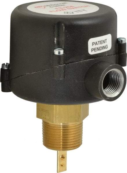 McDonnell & Miller - 160 psi, Brass Housing, General Purpose Flow Switch - 5.1 to 131.1 GPM, 120 VAC Voltage - Benchmark Tooling