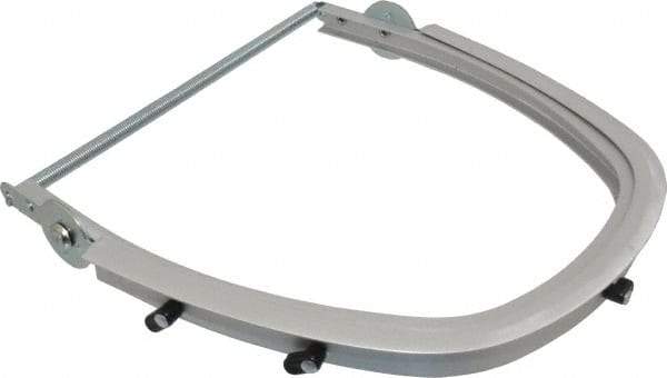Jackson Safety - Metal Face Shield Frame - Silver, Compatible with Hard Hats - Benchmark Tooling