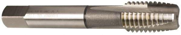 Guhring - 5/16-24 UNF, 3 Flute, Bright Finish, Cobalt Spiral Point Tap - Plug Chamfer, Right Hand Thread, 2-23/32" OAL, 0.71" Thread Length, 0.318" Shank Diam, 2B Class of Fit, Series 3926 - Exact Industrial Supply