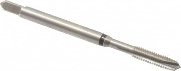 Guhring - #6-40 UNF, 3 Flute, Bright Finish, Cobalt Spiral Point Tap - Plug Chamfer, Right Hand Thread, 2" OAL, 0.433" Thread Length, 0.141" Shank Diam, 2B Class of Fit, Series 3926 - Exact Industrial Supply