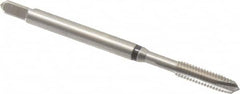 Guhring - #6-40 UNF, 3 Flute, Bright Finish, Cobalt Spiral Point Tap - Plug Chamfer, Right Hand Thread, 2" OAL, 0.433" Thread Length, 0.141" Shank Diam, 2B Class of Fit, Series 3926 - Exact Industrial Supply