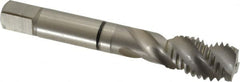 Guhring - 5/8-11 UNC 3 Flute 2B Modified Bottoming Spiral Flute Tap - Cobalt, Bright Finish, 3.813" OAL, Right Hand Flute, Right Hand Thread, Series 3931 - Benchmark Tooling