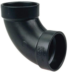 NIBCO - 3", ABS Drain, Waste & Vent Pipe 90 Elbow - Hub x Hub - Benchmark Tooling