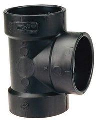 NIBCO - 3 x 3 x 2", ABS Drain, Waste & Vent Pipe Vent Tee - Hub x Hub x Hub - Benchmark Tooling