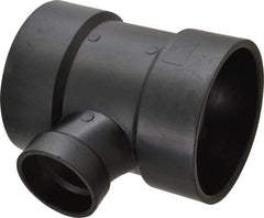 NIBCO - 4 x 4 x 2", ABS Drain, Waste & Vent Pipe Sanitary Tee - Hub x Hub x Hub - Benchmark Tooling