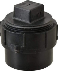 NIBCO - 3", ABS Drain, Waste & Vent Pipe Cleanout Adapter - Spig x CO with Plug - Benchmark Tooling