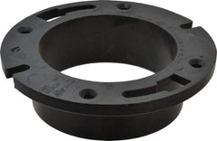 NIBCO - 4" Pipe, 5-3/8" OD, ABS Closet Flange Hub - 180° Max Working Temp, Hub End Connections - Benchmark Tooling