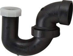 NIBCO - 1-1/2 x 1-1/4", ABS Drain, Waste & Vent Pipe P Trap with Union - Hub x SJ - Benchmark Tooling
