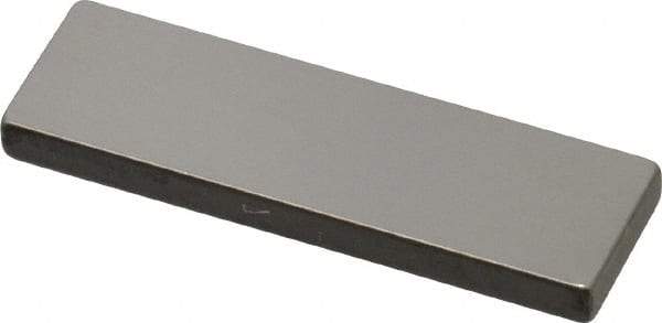 Mitutoyo - 0.1002" Rectangular Steel Gage Block - Accuracy Grade 0, Includes Certificate of Inspection - Benchmark Tooling