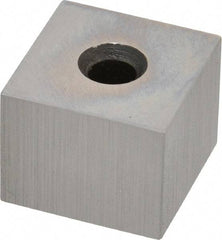 Mitutoyo - 0.75" Square Steel Gage Block - Accuracy Grade 0, Includes Certificate of Inspection - Benchmark Tooling