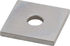 Mitutoyo - 0.1" Square Steel Gage Block - Accuracy Grade 0, Includes Certificate of Inspection - Benchmark Tooling