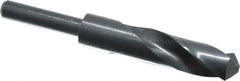 Interstate - 22mm Drill, 118° Point, High Speed Steel Silver Deming & Reduced Shank Drill Bit - Benchmark Tooling