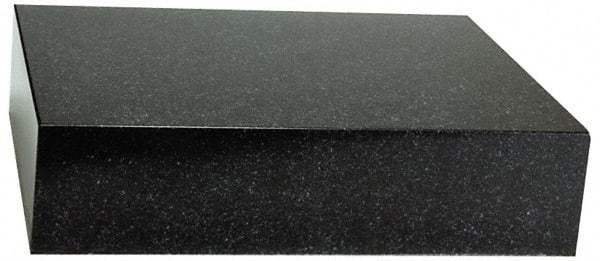 Value Collection - 12" Long x 12" Wide x 3" Thick, Granite Inspection Surface Plate - B Toolroom Grade, 0.0001" Unilateral Tolerance - Benchmark Tooling