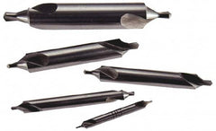 Keo - 5 Piece, #11 to 15, Bell Edge, High Speed Steel Combo Drill & Countersink Set - 60° Incl Angle - Benchmark Tooling