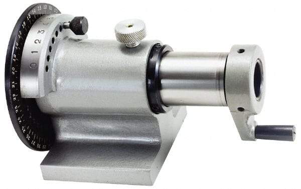 Interstate - 5C Compatible, Horizontal Spin Collet Indexer - 1" Max Collet Capacity - Benchmark Tooling