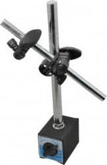 Value Collection - 175 Lb Magnetic Force, Fine Adjustment Indicator Positioner & Holder with Base - Rectangular Base, 70mm Base Height, 50mm Base Length, 55mm Base Width - Benchmark Tooling