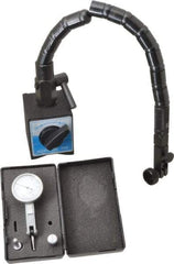 Value Collection - 0.0005" Graduation, 0-15-0 Dial Reading, Indicator & Base Kit - 1-1/4" Dial Diam - Benchmark Tooling